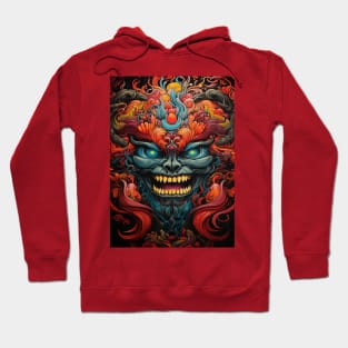 Psychedelic Red Devil Hoodie